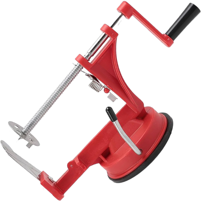 Delidge Manual Rotating Potato Slicer – Stainless Steel Tornado Ctuter for Sweet Potatoes, DIY Kitchen Tool (1pc) image