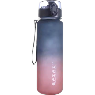 Spirit Motivational Sports Water Bottle Blue Rate 650ml image