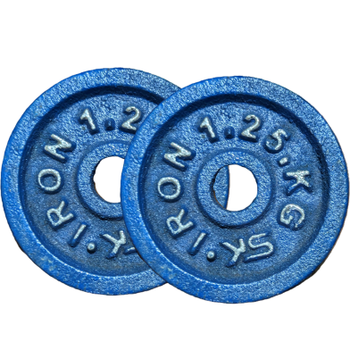 Sports And Fitness 1.25kg Dumbbell Plate 2 Pcs image