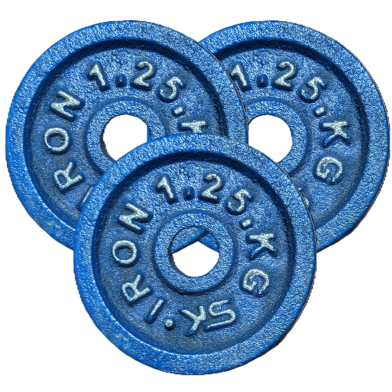 Sports And Fitness 1.25kg Dumbbell Plate 3 Pcs image