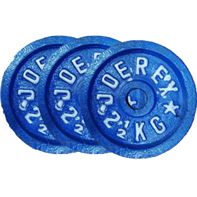 Sports And Fitness 2.5kg Dumbbell Plate 3 Pcs image