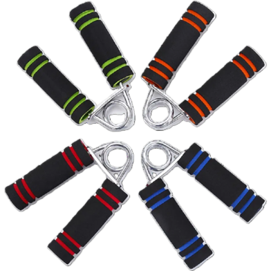Sports And Fitness 2 pcs Foam Hand Grip Multi Color image