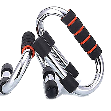 Sports And Fitness 2 pcs Push Up Bar Stand With Comfortable Foam Grip Slide 3