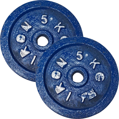 Sports And Fitness 5kg Dumbbell Plate 2 Pcs image