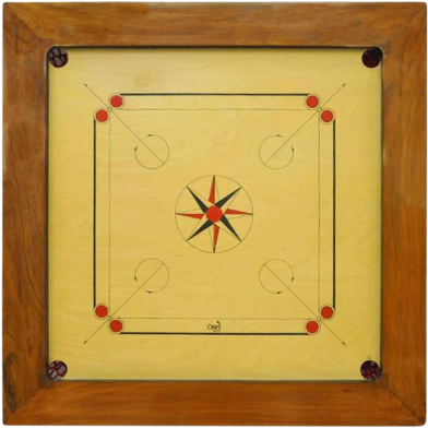 Sports House Carrom Board 60 Inch - Wooden image