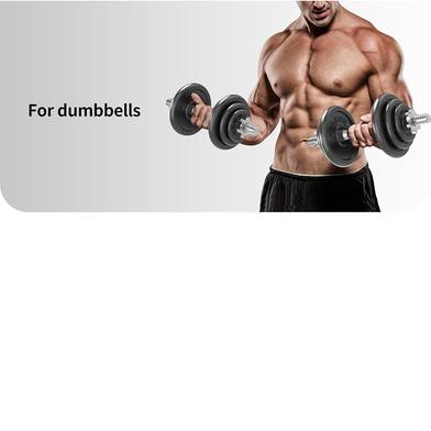 Sports House Dumbbell And Barbell Set 20kg - Black And Silver Slide 4