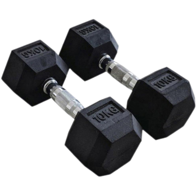 Sports House Hex Dumbbell - 1 Pair - 20kg image