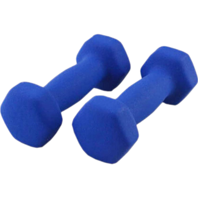 Sports House PVC Dumbbell 1 kg 2 Pcs - Blue image