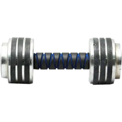 Sports House Steel Dumbbell Black And Silver - 4Kg - 1 Pcs image