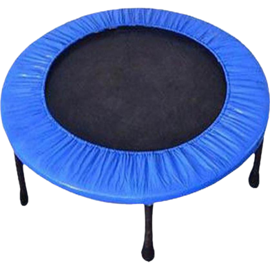 Sports House Trampoline 38 Inch - Black And Blue image