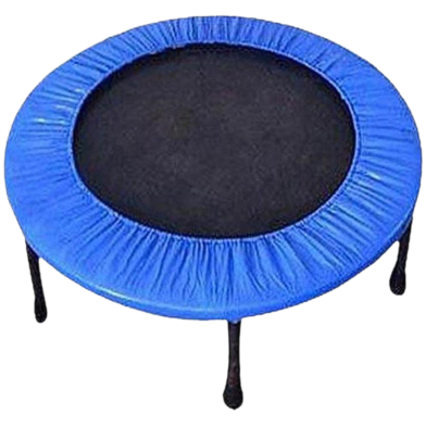 Sports House Trampoline 48 Inch - Black And Blue image