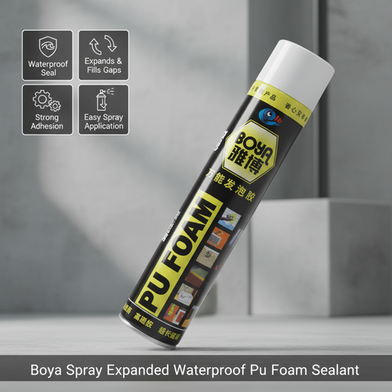 Spray Expanded Waterproof Pu Foam Sealant - 750 ml Slide 2