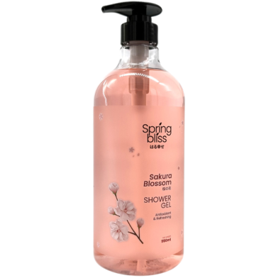 Spring Bliss Sakura Blossom Shower Cream - 950ml image