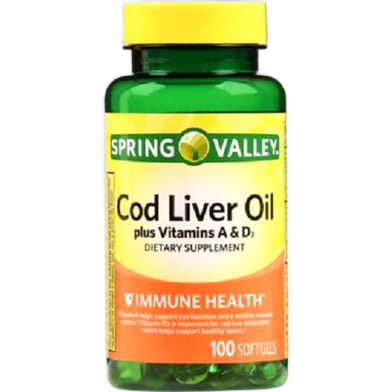 Spring Valley Cod Liver Oil Vitamin A image