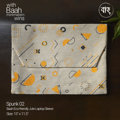 Spunk 02 Baah Eco-friendly Jute Laptop Sleeve image