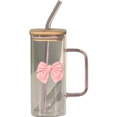 Square Shape Pookie Mug With Straw image