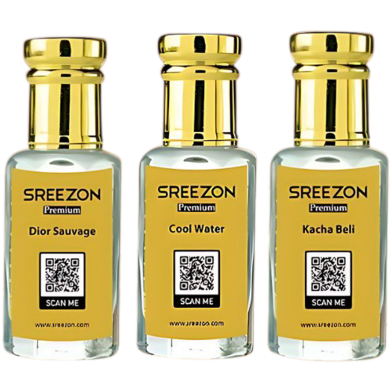 Sreezon Gold Package Attar (3 Pcs Combo) - 3.5 ml image