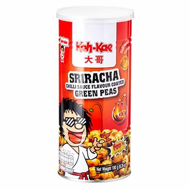 Koh-kae Sriracha Chilli Sauce Flavor Coated Green Peas - 180 gm image