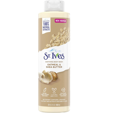 St.Ives Oatmeal And Shea Butter Soothing Body Wash 473ml image