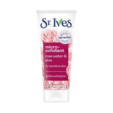 St. Ives Micro Exfoliant Rose Water and Aloe For Sensitive Skin 170 gm image