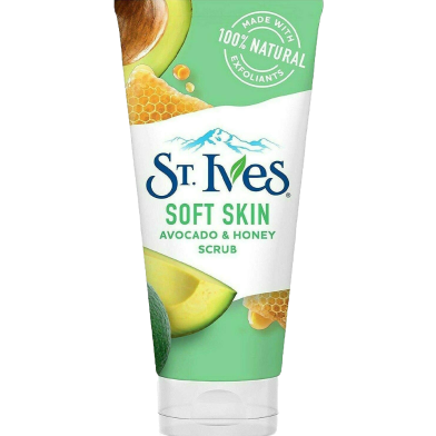 St Ives Soft Skin Avocado and Honey Scrub Facial Cleanser Scrub 170 ml image