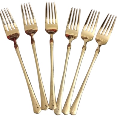 Stainless Steel Fork Set- 6 Pcs image