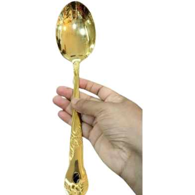 Stainless Steel Golden Curry Spoon 10 Inch image