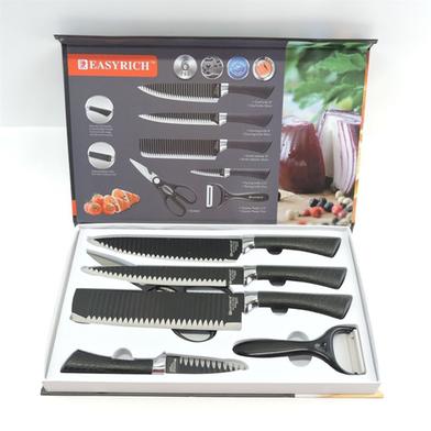 Stainless Steel Kitchen Knife Set - 6 pcs image