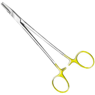 Stainless Steel Mayo Haeger Needle Holder with Tungsten Carbide Jaws- 15 cm image