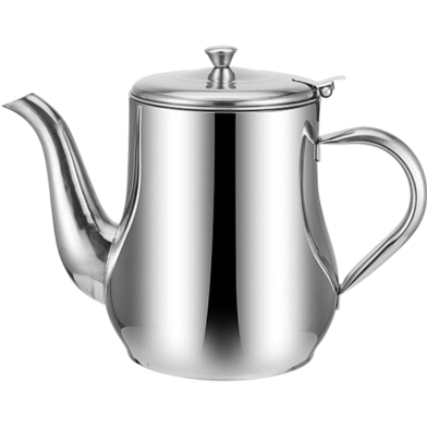 Stainless Steel Oil Tank Large Capacity Oil Bottle Kitchen Oil Filter Pot Soy Sauce Vinegar Container Coffee Pot image