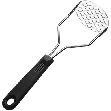 Stainless Steel Potato Masher With Plastic Handle – Heavy Duty Food Press ( Multicolor) image