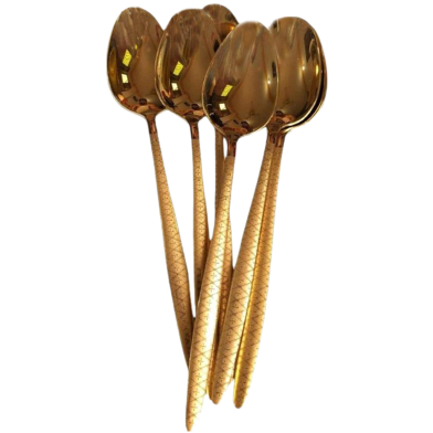 Stainless Steel Spoon Gold Premium Quality image