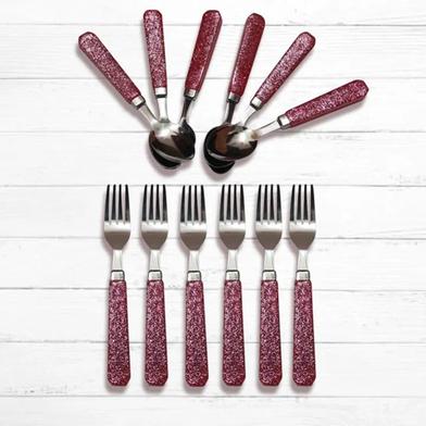 Stainless Steel Tea Spoon Set - 12 Pcs image
