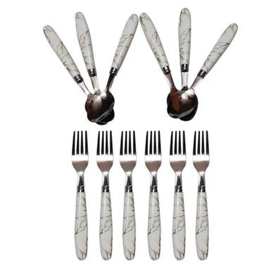 Stainless Steel Tea Spoon Set - 12 Pcs image