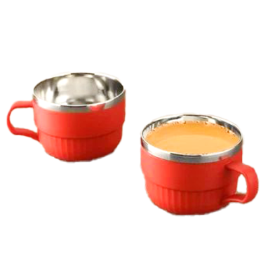 Stainless Steel Tea or Coffee Cup Mug - 6 Pcs Set New image