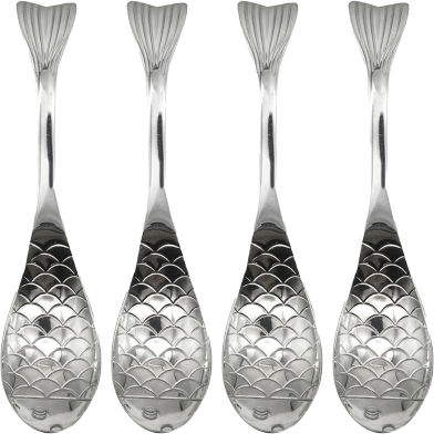 Stainless Steel Thai Fish Spoon - Silver image