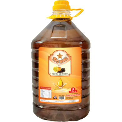 Star Brand Cold Pressed Mustard Oil 5 ltr image