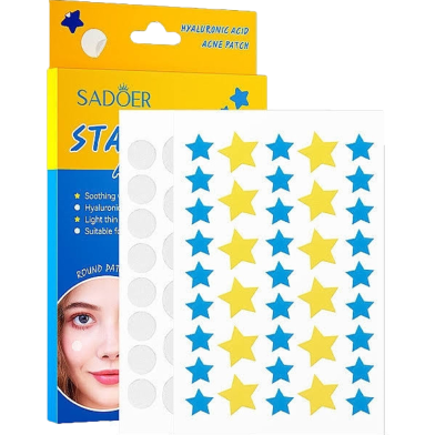 Star and Round Acne Patch – Sadoer image