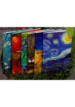 Starry Night, Almond Blossoms, Irises, Poplars near Nuenen, The Night Café, and Wheatfield with Crows Notebook) 6-Pack image