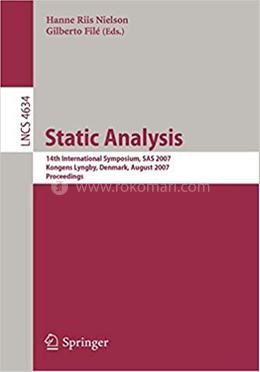 Static Analysis - Lecture Notes in Computer Science-4634