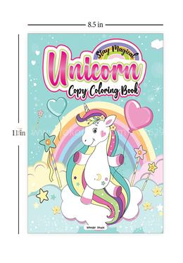 Stay Magical Unicorn Copy Coloring Book