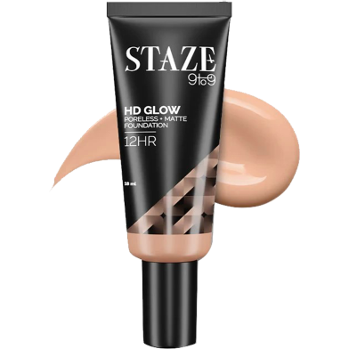 Staze 9to9 HD Glow Foundation (228C Latte) 18ml image