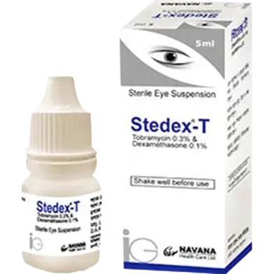 Stedex-C 0.1 Percent, 0.5 Percent Ophthalmic Solution 5 ml Drop image