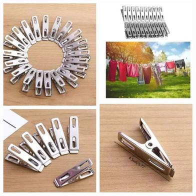 Steel cloth clip 16 Pcs (2×0.5 inch) image