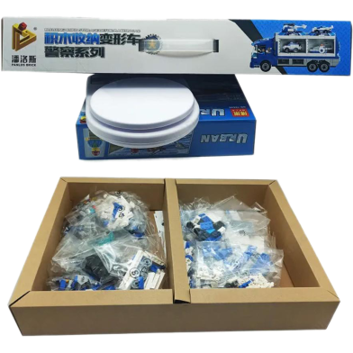 Storage Transform Fire Truck (6 In 1) Building Blocks - 655 Pcs (lego_6in1_653pcs_659004) image