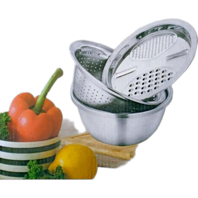 Strainer Vegetable 3-in-1 Cutter 3 Pcs image