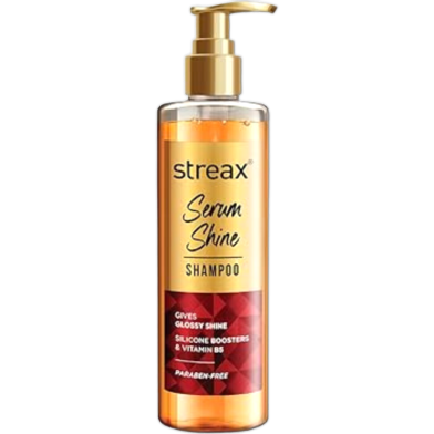 Streax Serum Shine Shampoo Gives Glossy Shine Paraben-Free with Silicon Boosters image