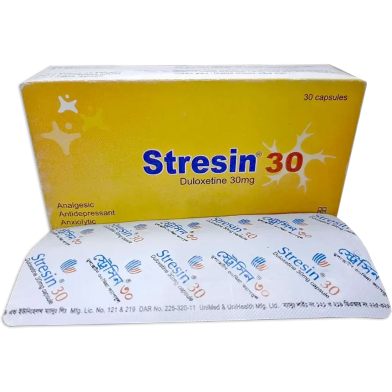Stresin 30 mg Capsule 10's Strip image