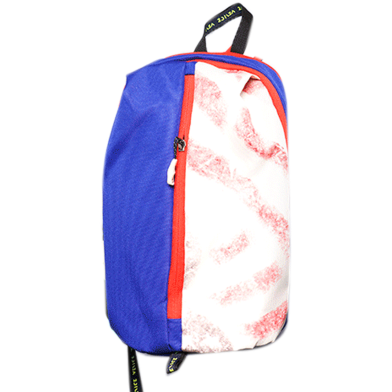 Stripelnc Exclusive Travel Backpack - Blue And Creamy Pink image