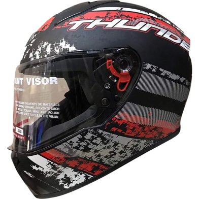 Studds Thunder D1 Decor With Spoiler Full Face Helmet Multicolor image